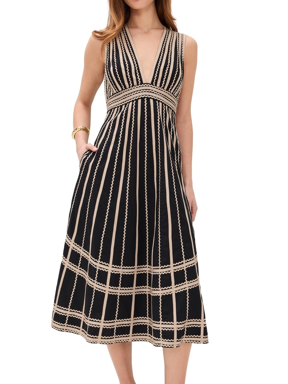 Ulla Johnson Women's Palermo Dress, Noir, size 2